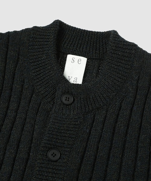 定価5.9万 seya. DRY RIB CARDIGAN L ユニセックス seya - 定価5.9万 seya. DRY RIB CARDIGAN L ユニセックスの通販 by