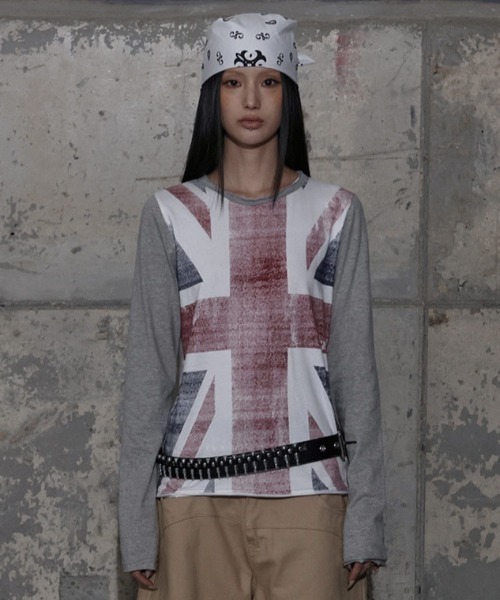 FANCY CLUB（ファンシークラブ） tシャツ A'GEM/9 × .kom UNION JACK