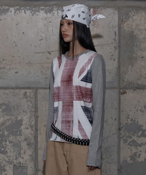 FANCY CLUB（ファンシークラブ） tシャツ A'GEM/9 × .kom UNION JACK