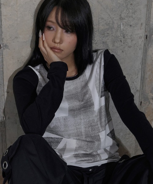 FANCY CLUB（ファンシークラブ） tシャツ A'GEM/9 × .kom UNION JACK