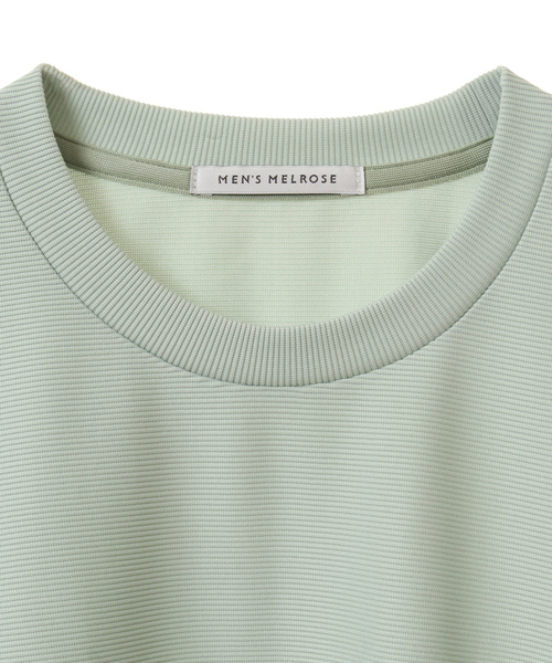 「MEN'S MELROSE」 半袖Tシャツ 3 ミント メンズ_画像4