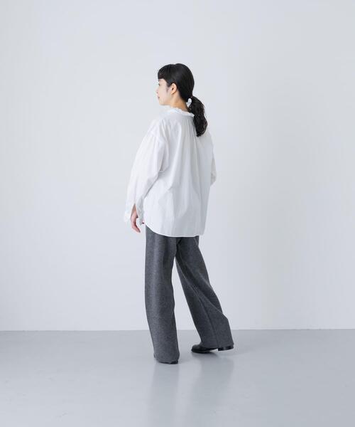 かぐれ ブラウス シャツ Ruffle collar shirt レディース : ZOZOTOWN