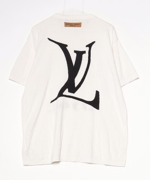 LOUIS VUITTON 半袖ニット Sサイズ ホワイト LOUIS VUITTON】ルイヴィトン『シグネチャーショートスリーブ ニット