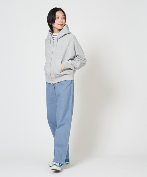 ORCIVAL」 ジップアップパーカー 1 ヘザーグレー レディース ORCIVAL