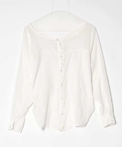 「Fabiane Roux」 長袖ブラウス - ホワイト レディース_画像2