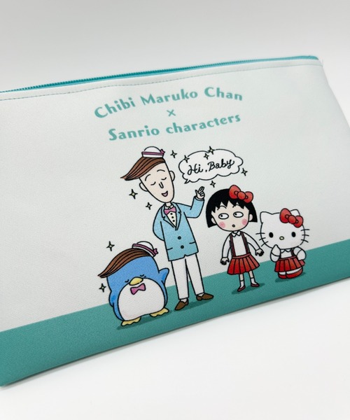sanrio（サンリオ） ポーチ ちびまる子ちゃん×サンリオキャラクターズ