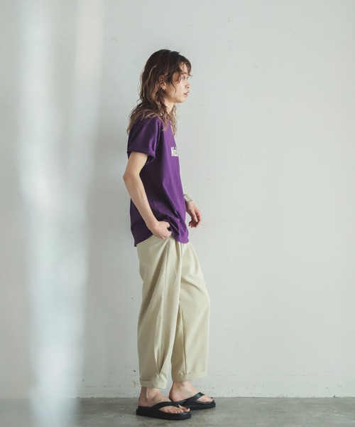 「FIL DE FER」 クロップドパンツ FREE ベージュ レディース_画像4