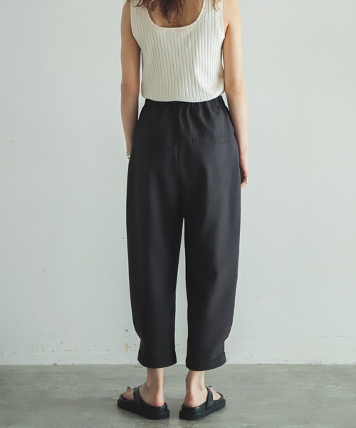 「FIL DE FER」 クロップドパンツ FREE ベージュ レディース_画像9