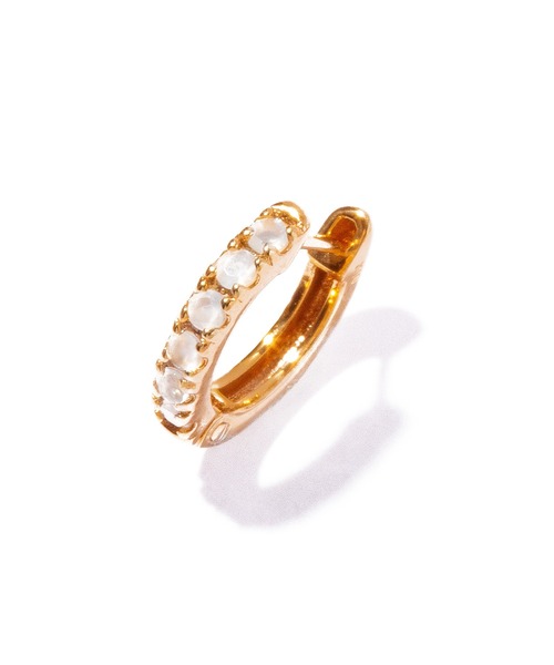 ピアス 「les bonbon」embrace moonstone pierce/エンブレイス ムーンストーン ピアス　片耳 レディース