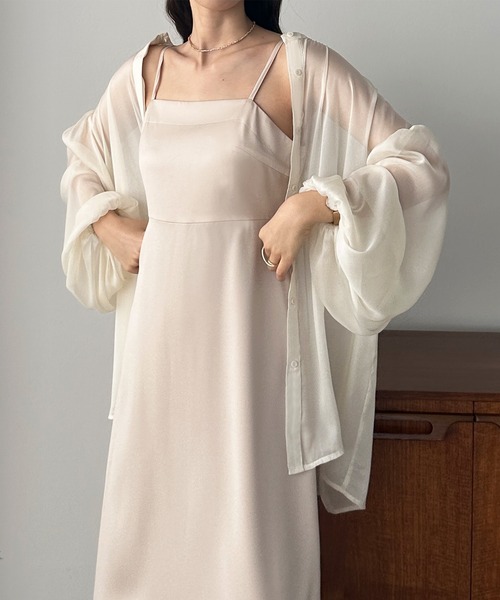 「Louere」 長袖ブラウス LARGE ブラック レディース_画像4