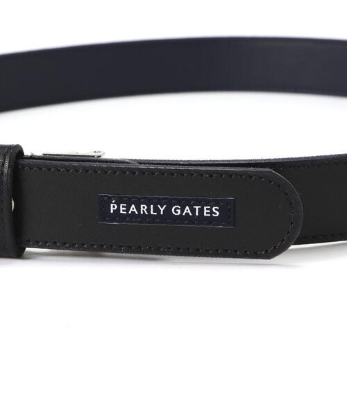 PEARLY GATES（パーリーゲイツ） ベルト 「PEARLY GATES」ドットロゴ