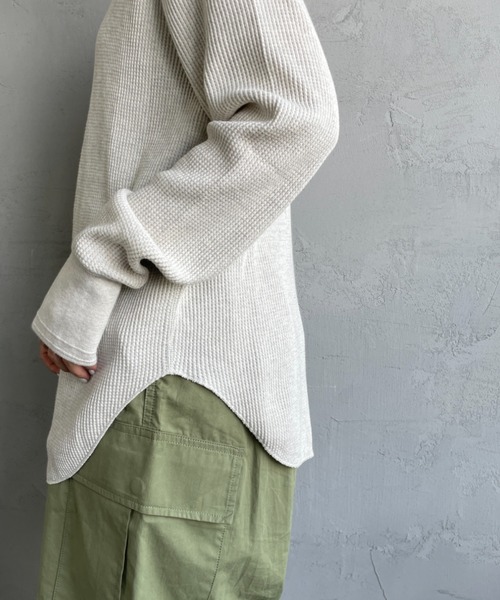 「AMERICANA」 長袖カットソー ONE SIZE オートミール レディース_画像3