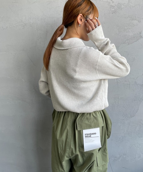 「AMERICANA」 長袖カットソー ONE SIZE オートミール レディース_画像6