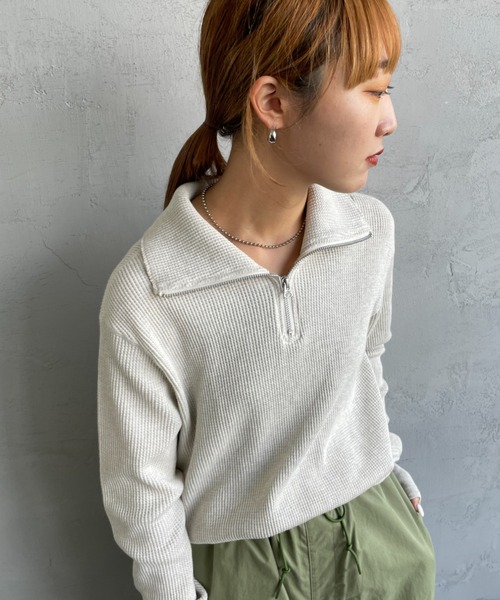 「AMERICANA」 長袖カットソー ONE SIZE オートミール レディース_画像8