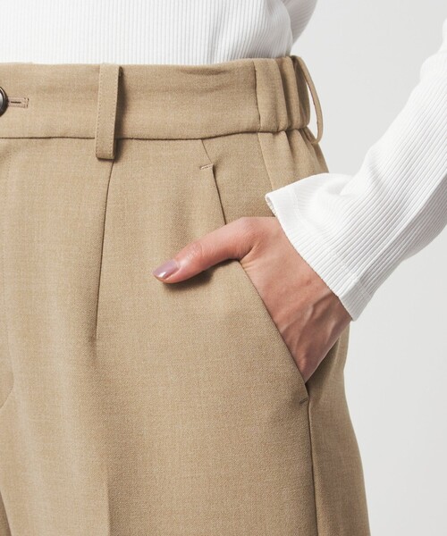 パンツ 「size SHORT/TALLあり」Daily Chic セミフレア パンツ レディースの画像
