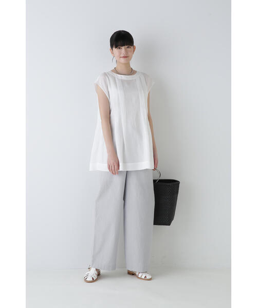 「human woman」 パンツ LARGE チャコールグレー レディース_画像5