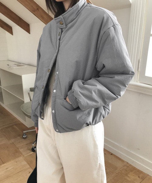 Girly Doll（ガーリードール） コート アウター スタンドカラー中綿