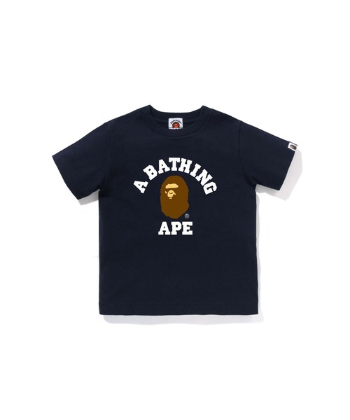 A BATHING APE（アベイシングエイプ） tシャツ COLLEGE TEE キッズ