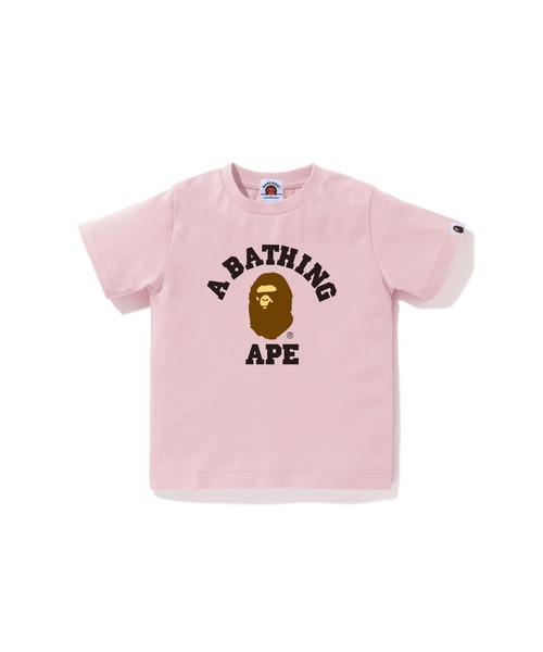 A BATHING APE（アベイシングエイプ） tシャツ COLLEGE TEE キッズ