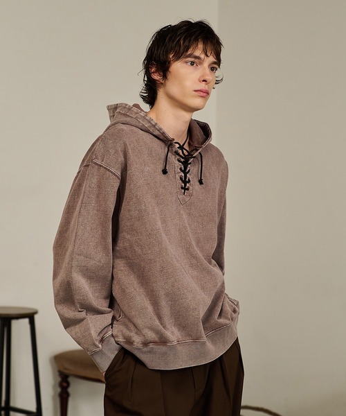 Forte パーカー Washed Deck Hoodie/ウォッシュドダックフーディ