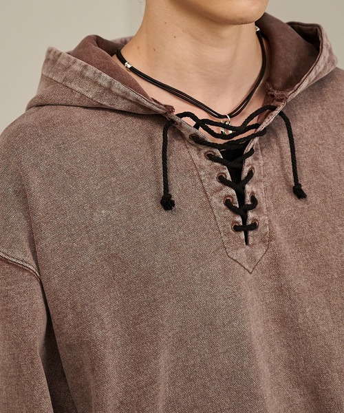 Forte パーカー Washed Deck Hoodie/ウォッシュドダックフーディ