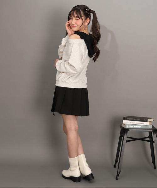 PINKHUNT（ピンクハント） スカート 星スタッズベルト プリーツ