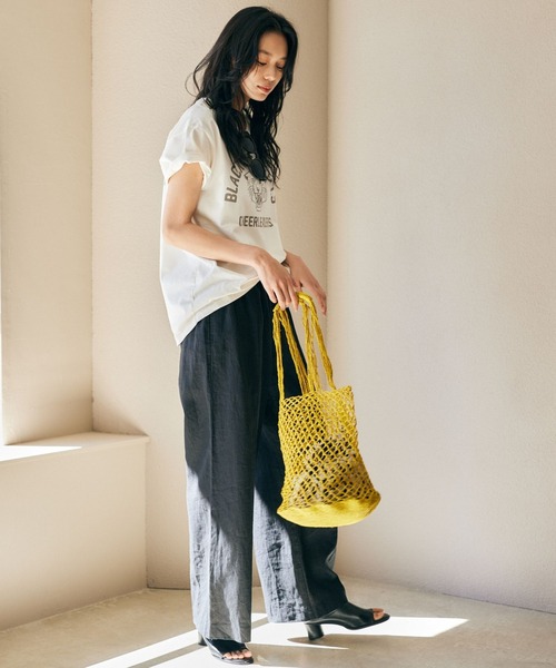 「MADE IN MADA」 かごバッグ FREE イエロー レディース_画像7