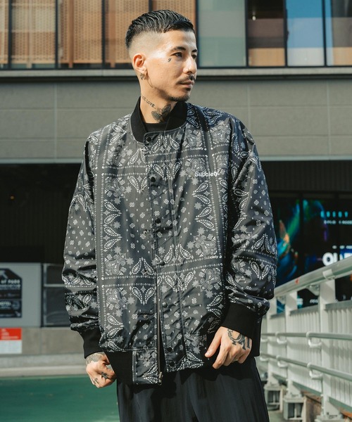 「Subciety」 ナイロンブルゾン X-LARGE ブラック メンズ