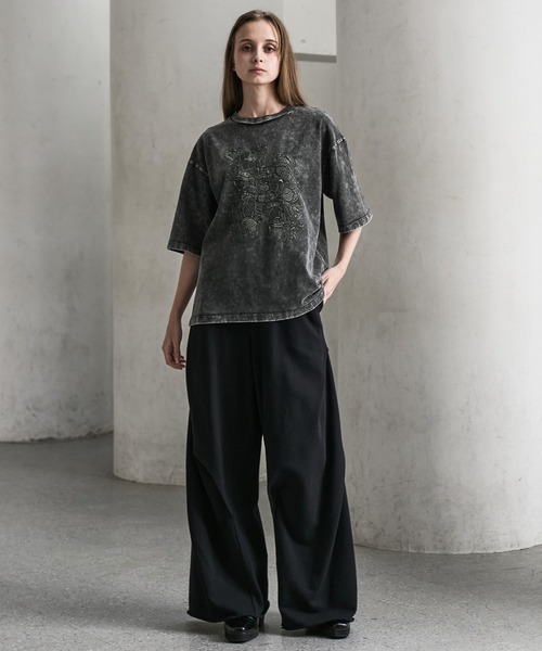 CLEL（クレイル） tシャツ 「CLEL」Embroidered Design Short Sleeve T