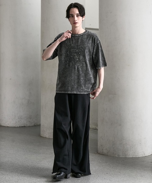 CLEL（クレイル） tシャツ 「CLEL」Embroidered Design Short Sleeve T 