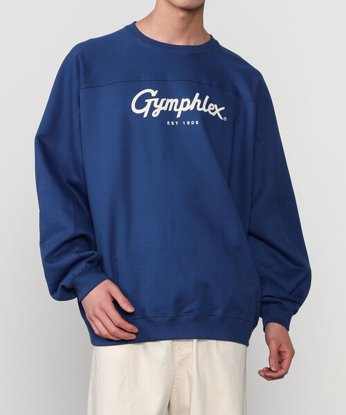 「GYMPHLEX」 スウェットカットソー M グレー メンズの画像