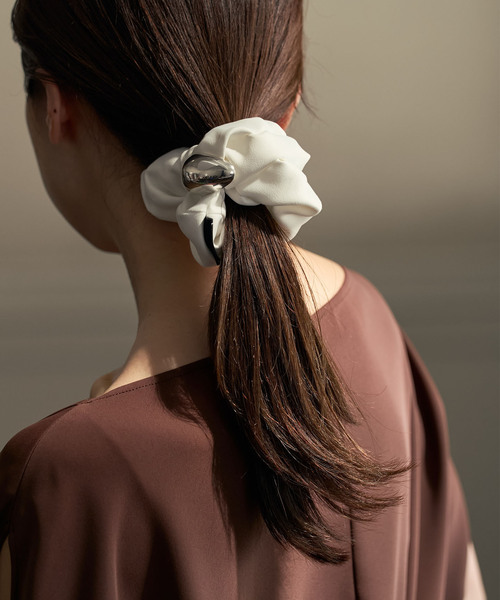 NOBLE（ノーブル） シュシュ in mood/インムード STONE scrunchie