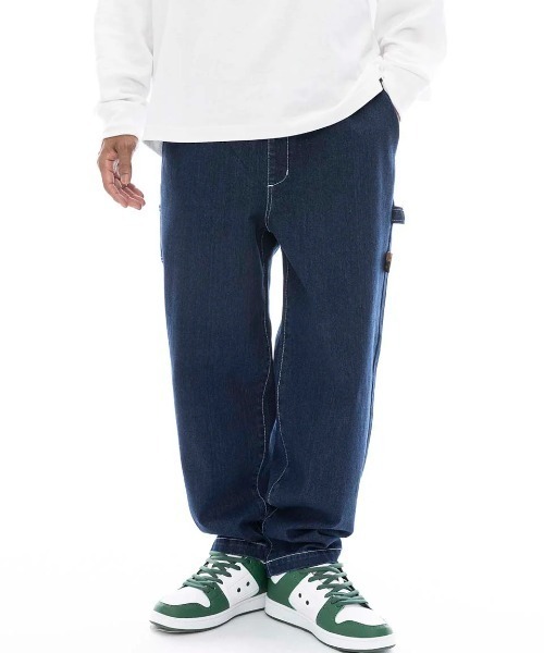 「ELEMENT」 デニムパンツ LARGE インディゴブルー メンズ_画像7