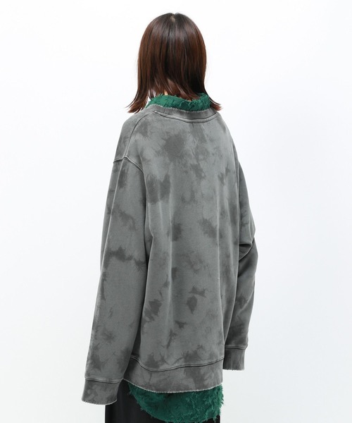 「Anui」 スウェットカットソー MEDIUM ピンク レディース_画像3