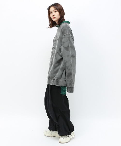 「Anui」 スウェットカットソー MEDIUM ピンク レディース_画像5