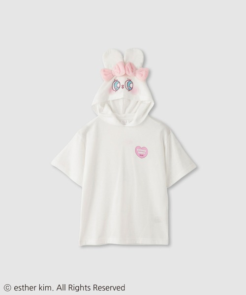 パーカー EstherBunnyLittle エスターバニーリトル 耳付きフードT