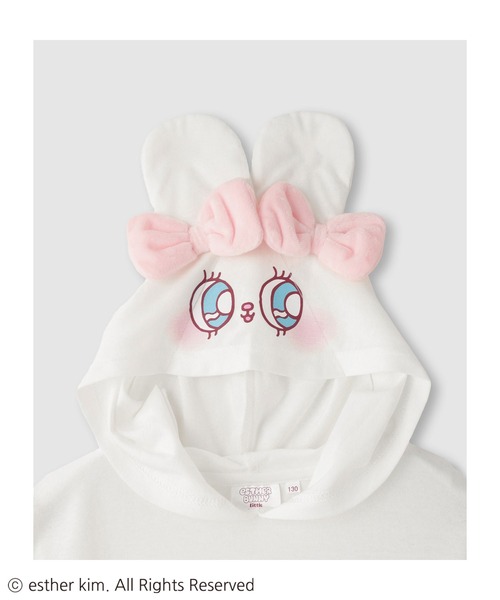 パーカー EstherBunnyLittle エスターバニーリトル 耳付きフードT 