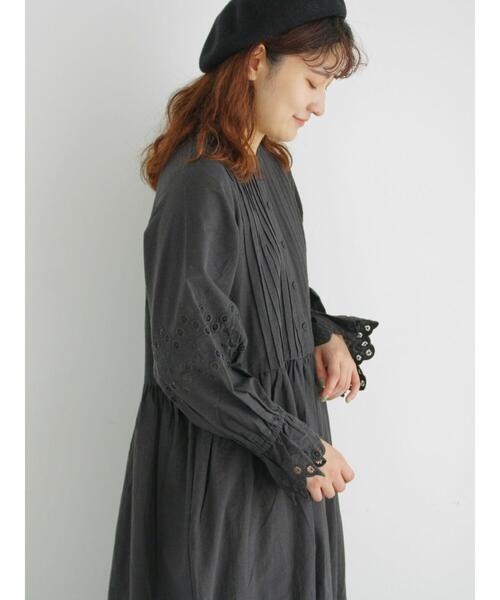 「TSUHARU by Samansa Mos2」 長袖ワンピース F キナリ レディース_画像5