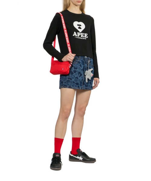 APEE ショルダーバッグ バッグ HEART BADGE CROSSBODY MINI BAG #1 