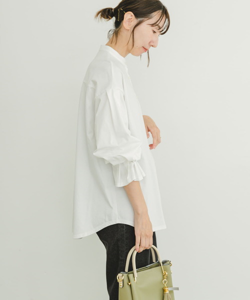 「ITEMS URBANRESEARCH」 長袖カットソー FREE ホワイト レディース_画像5