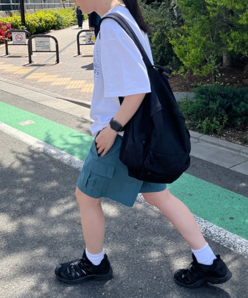「BROKEN BASE」 カーゴパンツ LARGE レッド メンズ_画像7