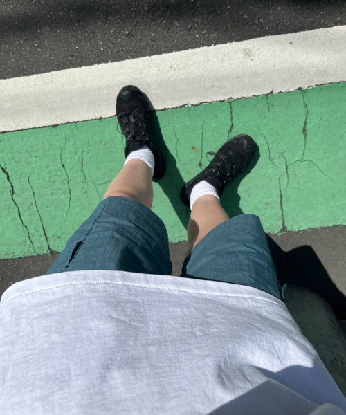 「BROKEN BASE」 カーゴパンツ LARGE レッド メンズ_画像9