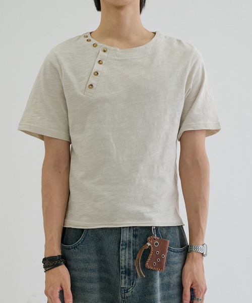 SEE SEE HENLY SS TEE ヘンリー Tシャツ　M XLサイズ】SEE SEE HENLY SS TEE ヘンリー Tシャツ XLサイズ】SEE SEE