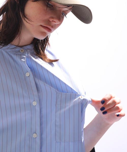 「Kelen」 7分袖ブラウス M ライトグリーン レディース_画像3