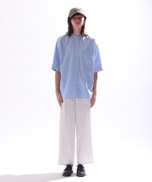 「Kelen」 7分袖ブラウス M ライトグリーン レディース_画像6