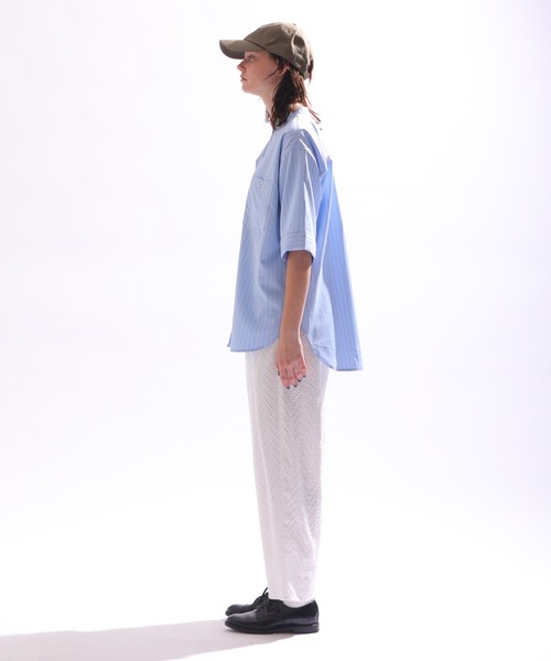 「Kelen」 7分袖ブラウス M ライトグリーン レディース_画像7