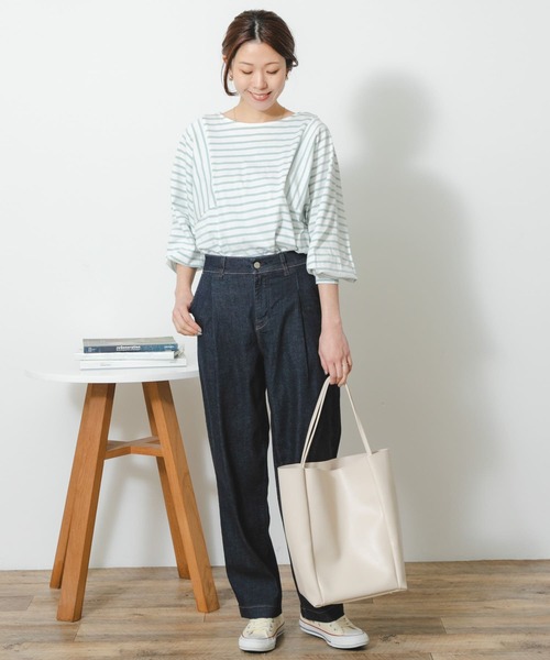 「Healthy denim」 デニムパンツ 24 ブルー レディース_画像4