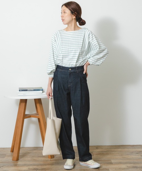 「Healthy denim」 デニムパンツ 24 ブルー レディース_画像6