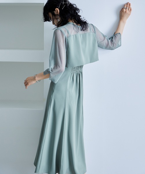niana コンビワンピース niana（ニアナ） コンビワンピース M オレンジ レディース : ZOZOTOWN
