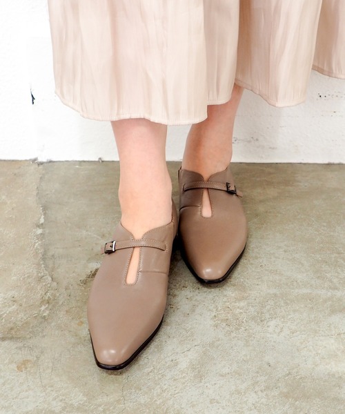 「cava cava」 シューズ 23cm グレイッシュベージュ レディース_画像8